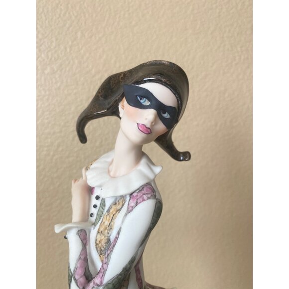 Giuseppe Armani Capodimonte “Harlequin Dancer” Sculpture – 1990 Ltd Ed #173/1500 - Picture 9 of 11